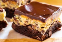 Decadent Cookie Dough Brownies