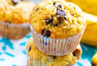 Irresistible Banana Chocolate Chip Muffins
