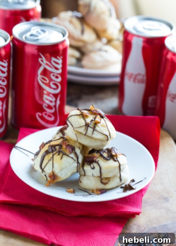 Close-up of baked banana peanut butter fritters on a platter