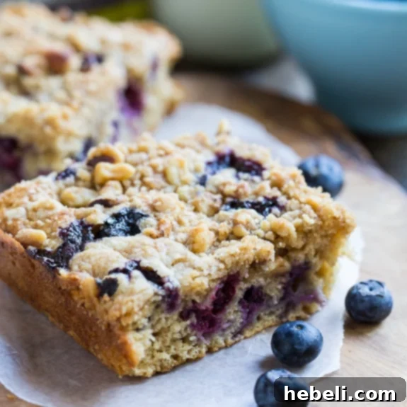 Guilt-Free Blueberry Coffee Cake 2 Delicious and healthy Lightened-Up Blueberry Coffee Cake made with SPLENDA® Brown Sugar Blend