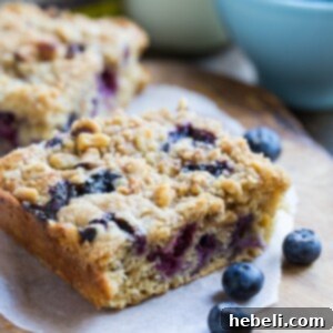 Lightened-Up Blueberry Coffee Cake