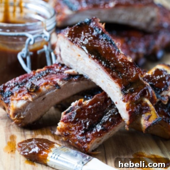 Honey Chipotle Ribs - super tender, easy to make, and packed with sweet and spicy flavor. Perfect for grilling season.