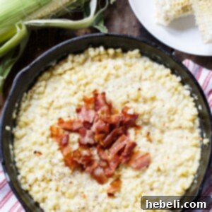 Country-Fried Skillet Corn with bacon.