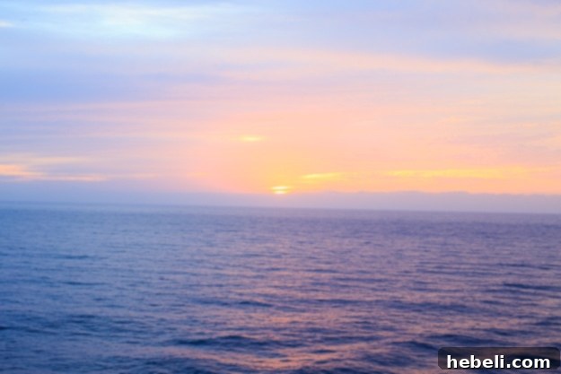 Breathtaking ocean view from the Ruby Princess deck