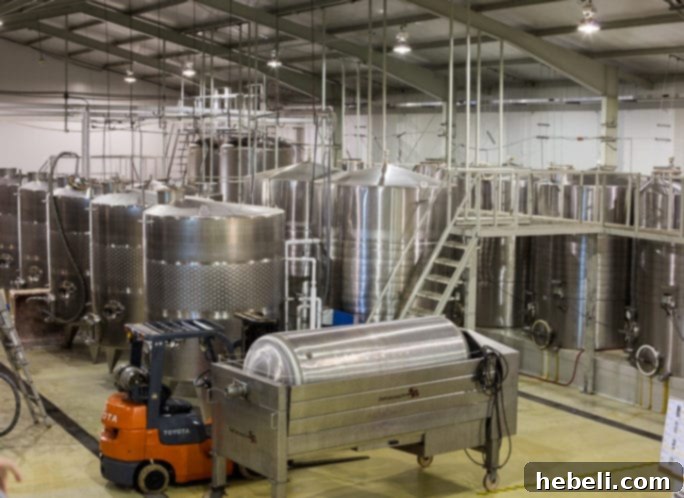Ruby Princess Cruise Wine Excursion in Mexico, showing the interior of the winery during a tour.