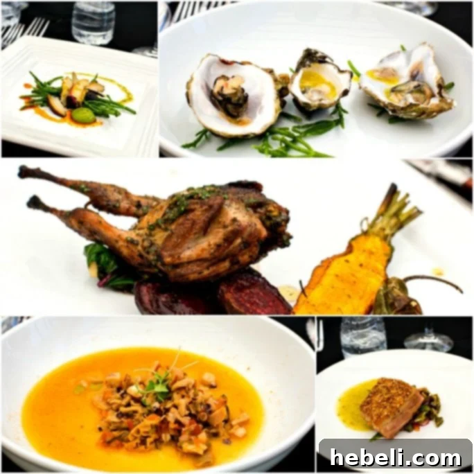 Ruby Princess Cruise Wine Excursion in Mexico, showing close-ups of the exquisite lunch dishes, including seafood bouillabaisse and oysters.