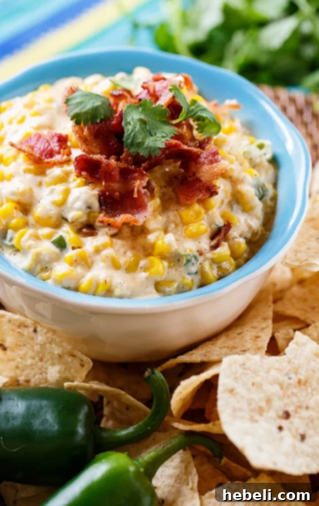 Cheesy Slow Cooker Corn Dip 4 Slow Cooker Corn Salsa. Dump all ingredients in the crock pot and 2 hours later you have a warm and cheesy dip. Perfect for game day!