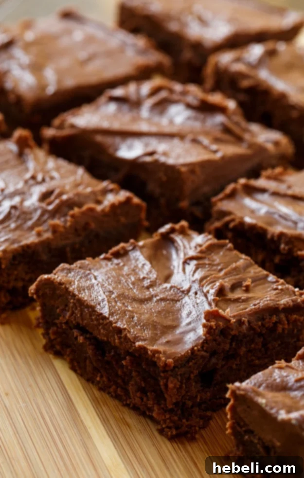 Lunch Lady Brownies ready to be served