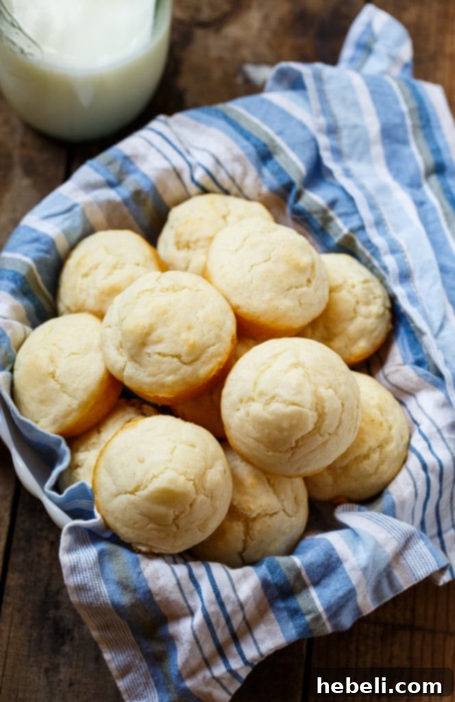 Bowl of mayonnaise biscuit dough before baking.