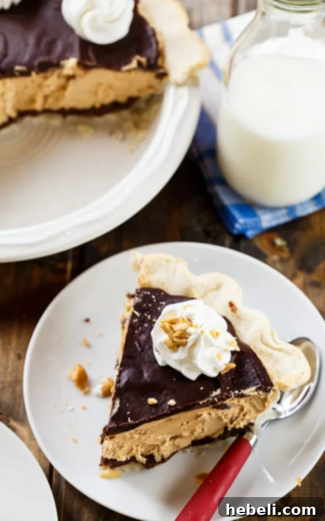 Ultimate Chocolate Peanut Butter Indulgence 6 Another view of the Chocolate Peanut Butter Pie