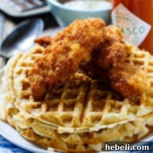 Chicken and Waffles with Tabasco Maple Syrup