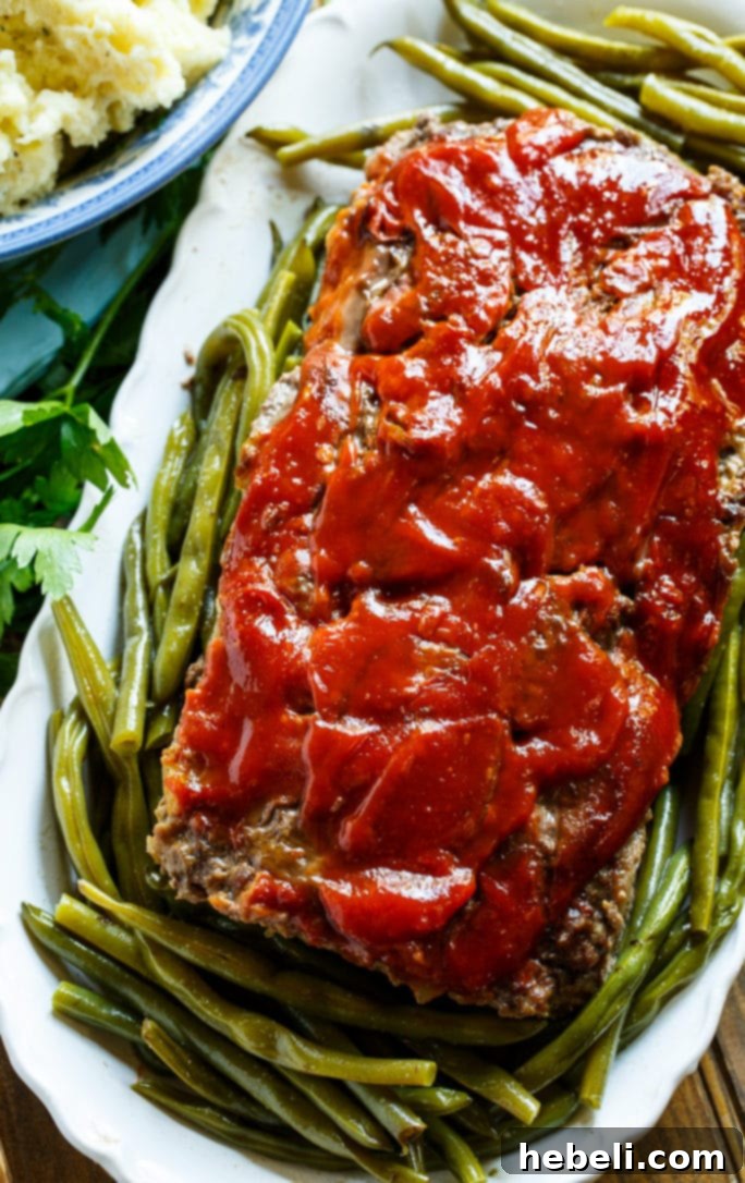 Classic Meatloaf - a family favorite weeknight meal.