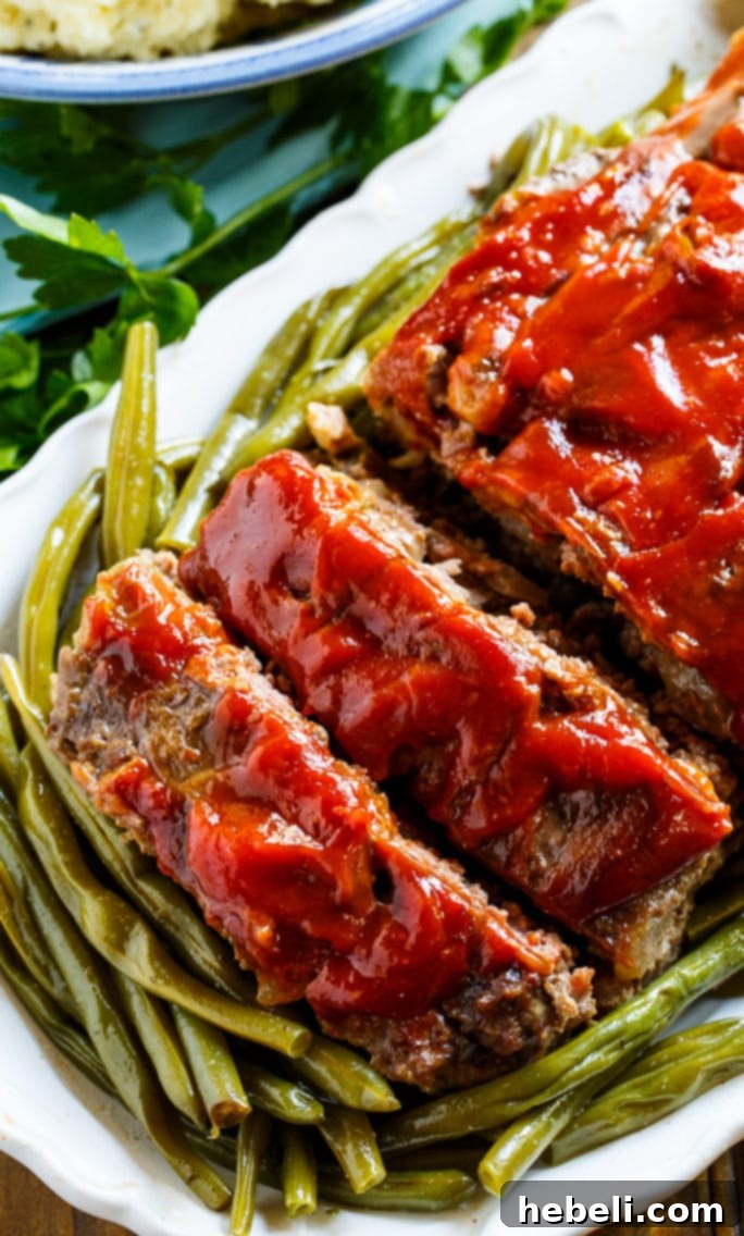 Classic Meatloaf - a family favorite weeknight meal.