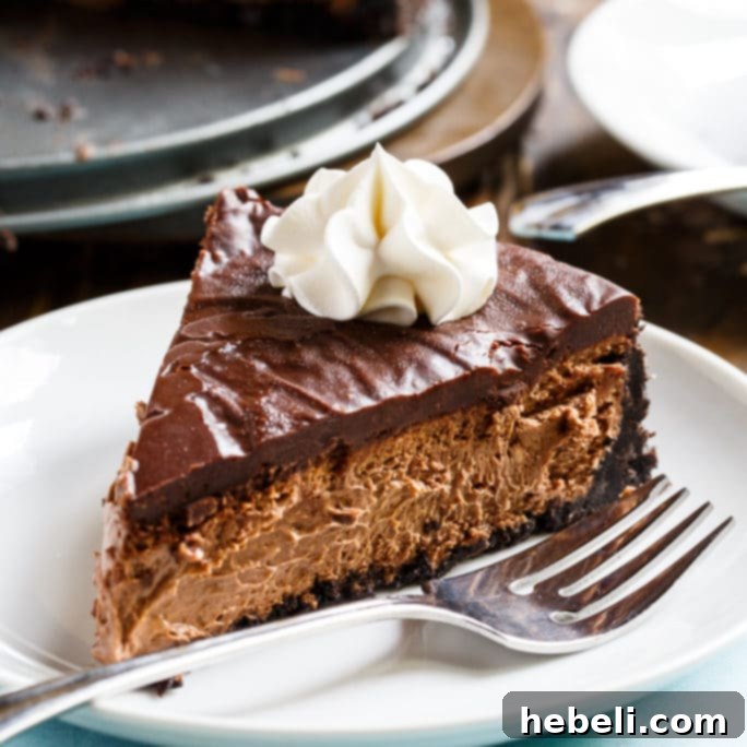 Perfect Chocolate Cheesecake
