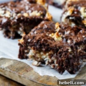 Easy Macaroon Brownies