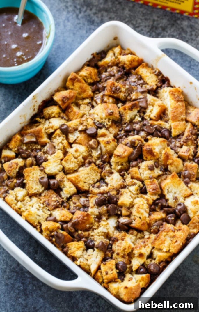 Toffee Biscuit Bread Pudding