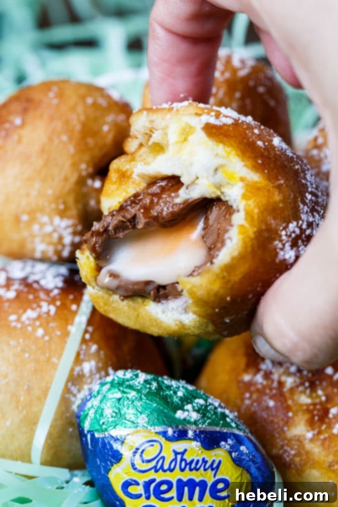 Crispy Cadbury Creme Egg Indulgence 5 Deep Fried Cadbury Creme Eggs - frying process