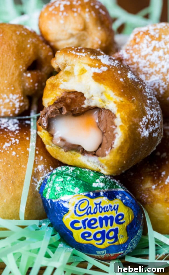 Crispy Cadbury Creme Egg Indulgence 7 Deep Fried Cadbury Creme Eggs - platter of finished treats