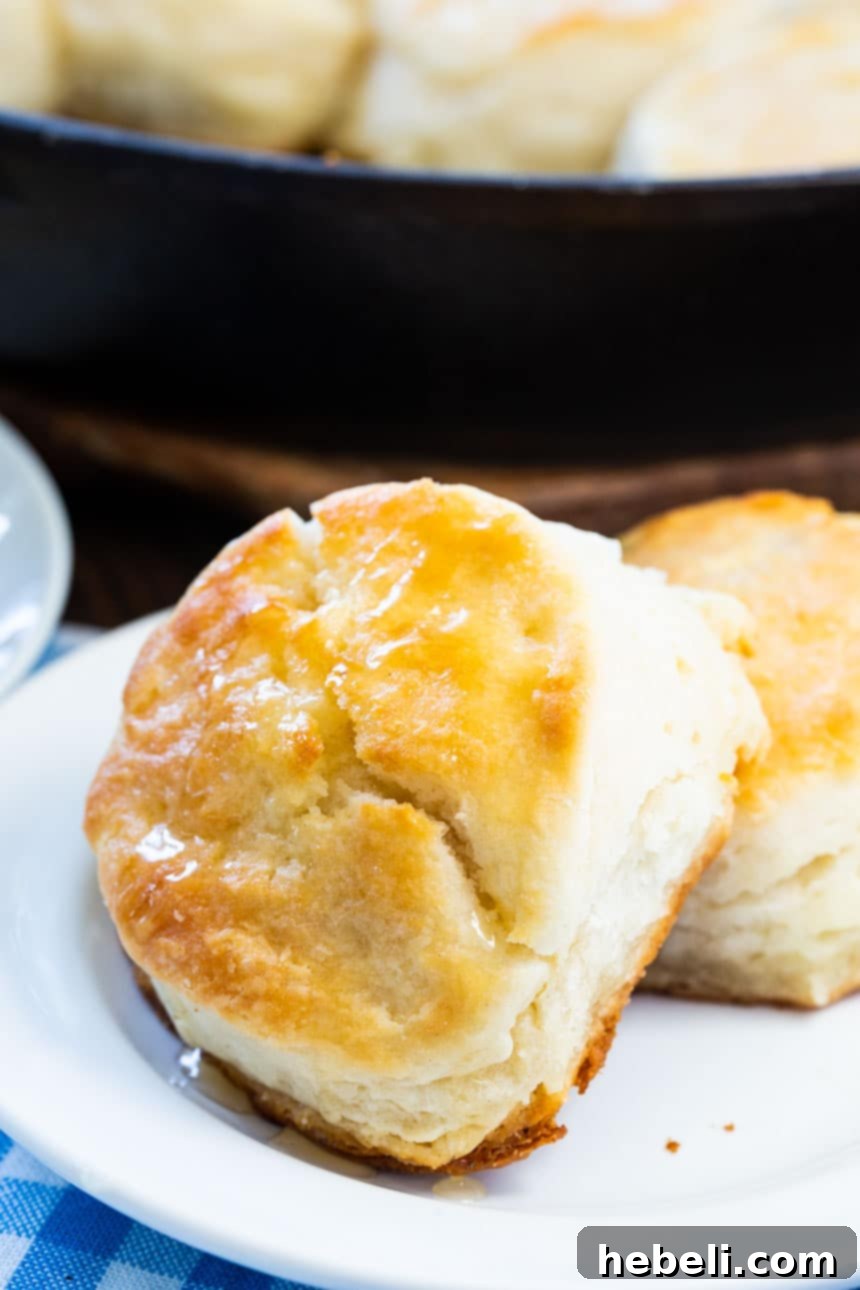 Angel Biscuits with honey