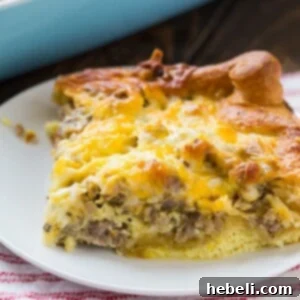 Sausage Crescent Bake 6 Sausage and Crescent Roll Casserole