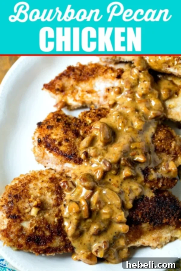 Glazed Bourbon Pecan Chicken 6 Bourbon Pecan Chicken