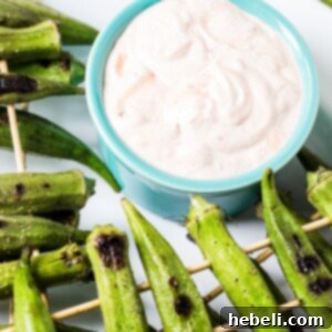Smoky Chipotle Grilled Okra 6 Grilled Okra with Spicy Chipotle Sauce thumbnail image