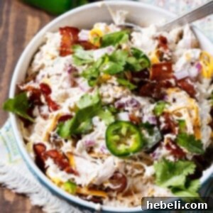 Jalapeno Popper Chicken Salad