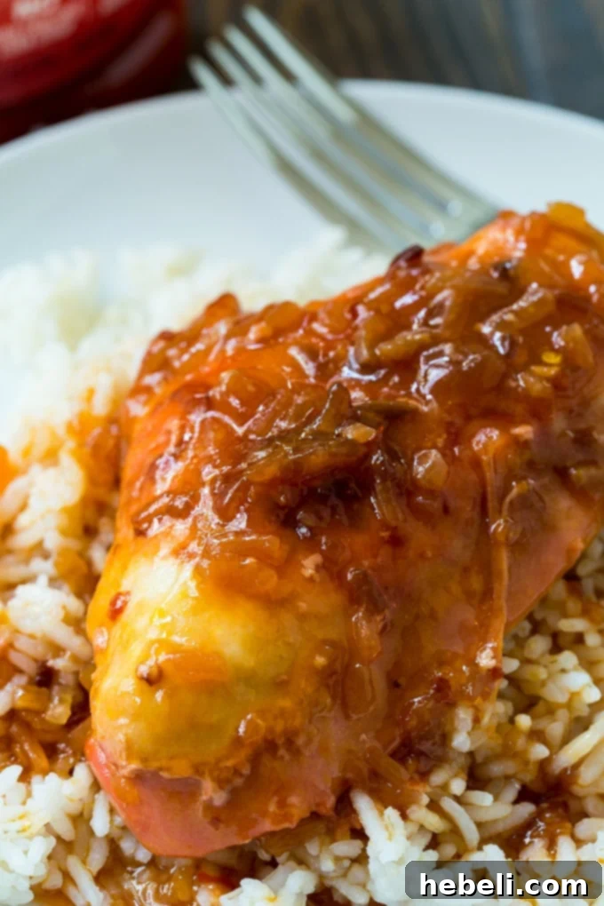 Crockpot Catalina Chicken, a perfect blend of sweet and tangy flavors.