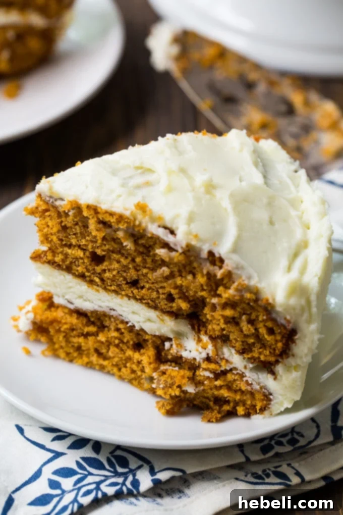 Moist and flavorful Tomato Soup Spice Cake with cream cheese frosting