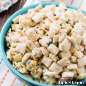 Cake Batter Muddy Buddies