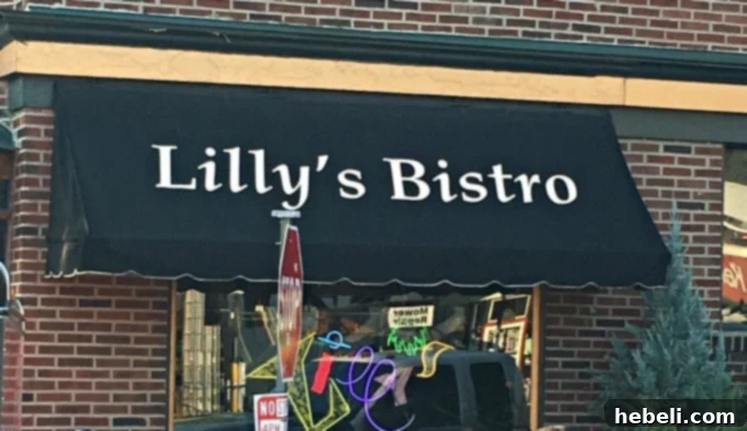 Exterior view of Lilly's Bistro, a renowned restaurant in Louisville.