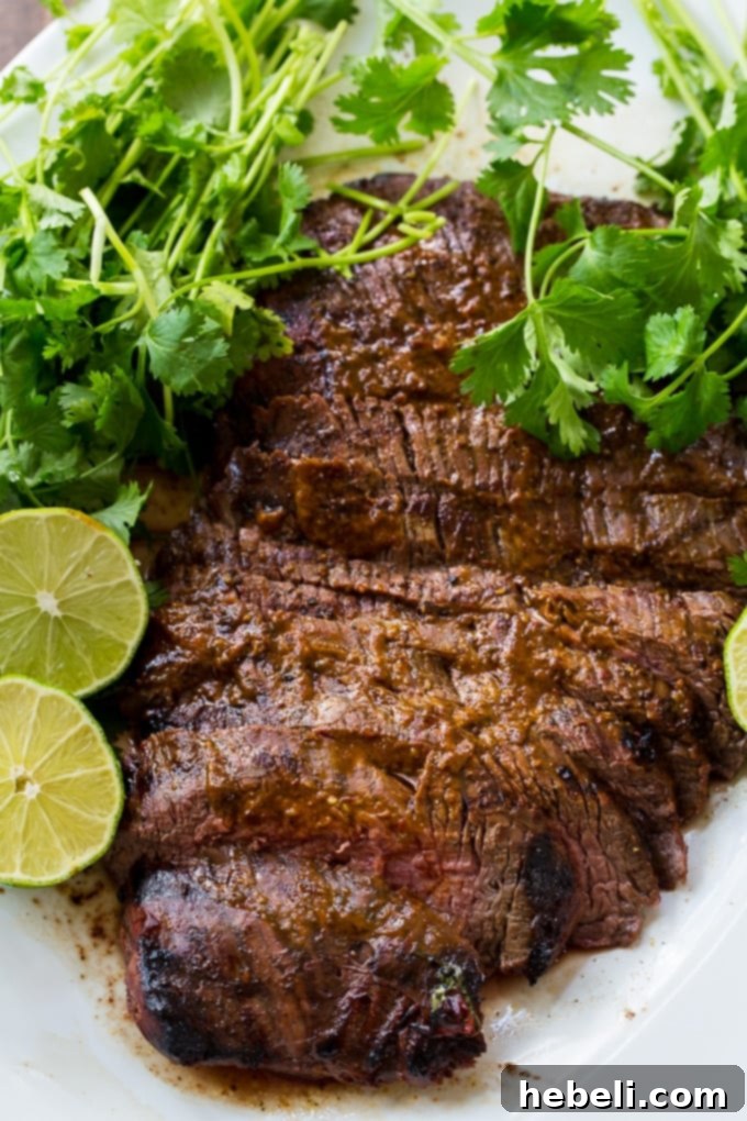 Chipotle Lime Grilled Flank Steak