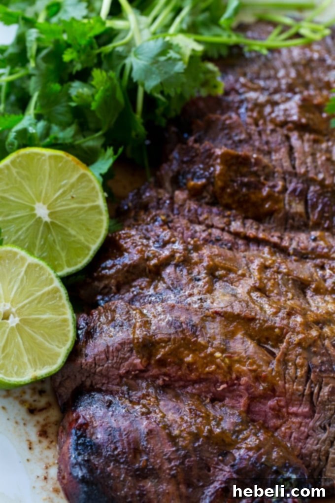 Chipotle Lime Grilled Flank Steak