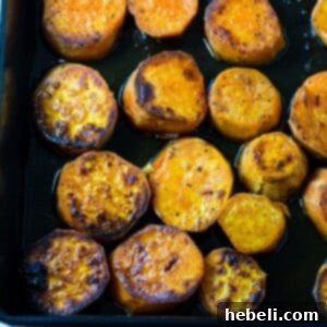 Melting Sweet Potatoes ready to be served, showing their appealing texture.