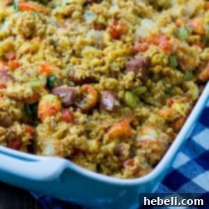 Delicious Crawfish Dressing for your holiday table