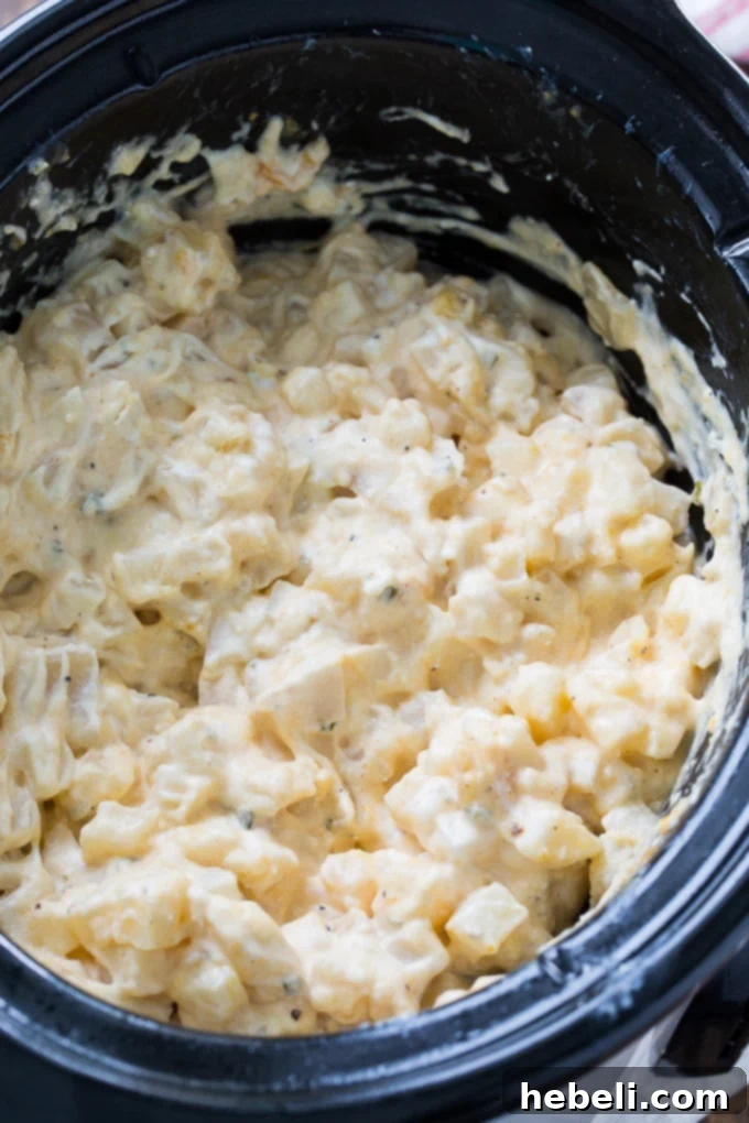 Crock Pot Creamy Hash Brown Casserole 3 Crock Pot Creamy Hash Brown Potatoes