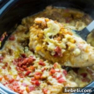 Slow Cooker Cheesy Chicken and Stuffing Dinner 6 Crock Pot Cheesy Stuffing Chicken