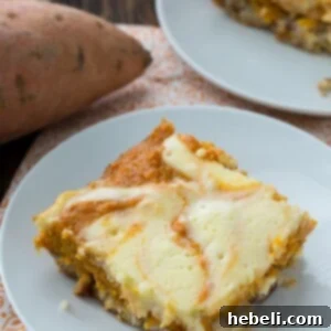 Spiced Sweet Potato Cheesecake Bars 5 Sweet Potato Cream Cheese Bars
