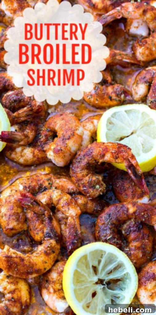 Buttery Broiled Shrimp