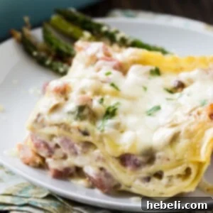Creamy Ham Lasagna