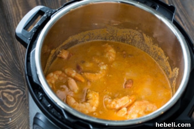 Instant Pot Indian Butter Shrimp