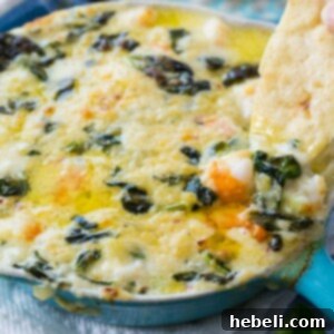 Cheesy Shrimp and Spinach Dip