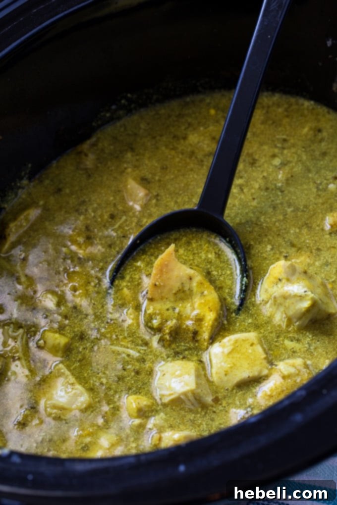 Creamy Slow Cooker Basil Coconut Chicken 3 Crock Pot Basil Coconut Curry - Rich and creamy texture