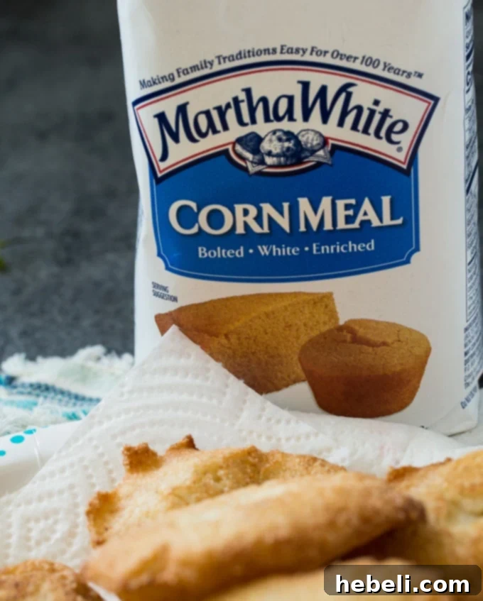 Crispy Hot Water Cornbread 4 Hot Water Cornbread recipe, easy to make