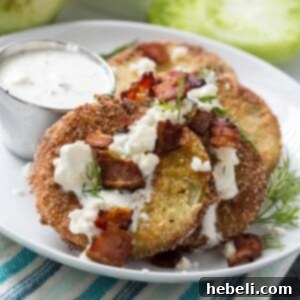 Fried Green Tomatoes with Buttermilk Feta Dressing