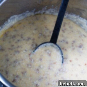 Instant Pot Sausage Grits