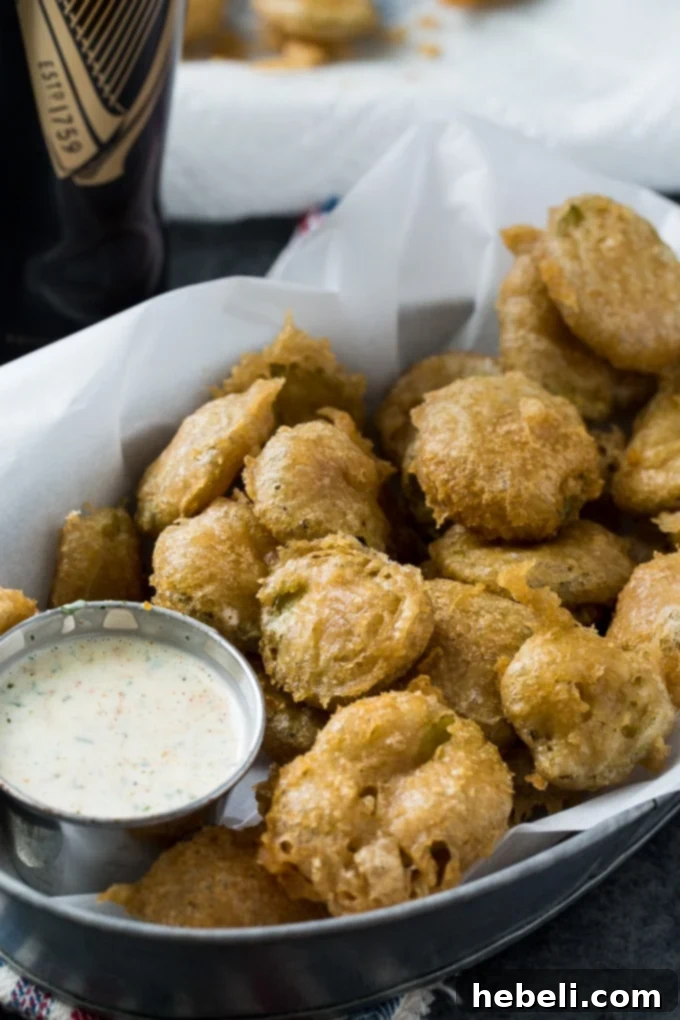 Beer Battered Fried Pickles