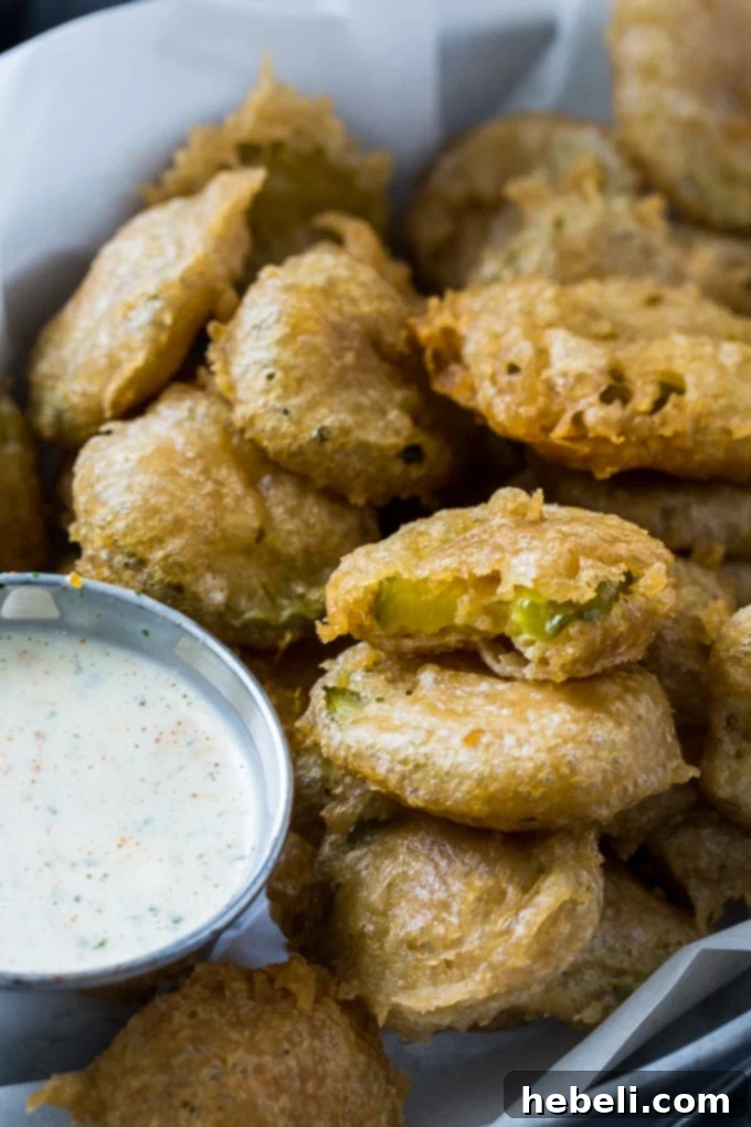 Beer Battered Fried Pickles
