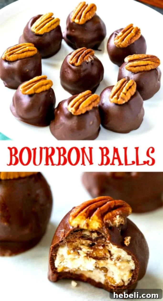 Kentucky Bourbon Balls on a serving platter, a classic southern candy.