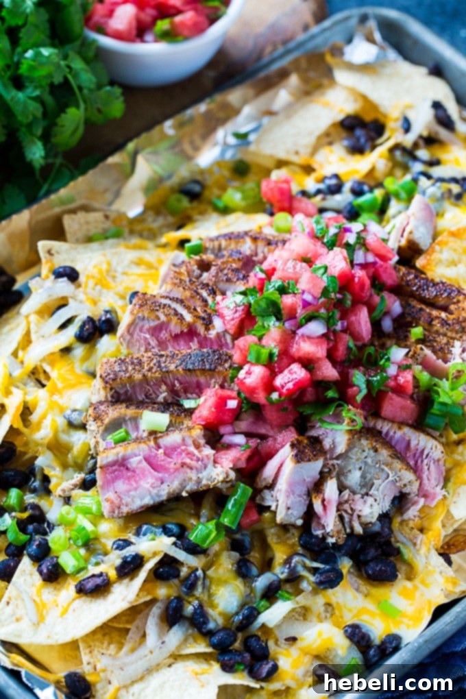 nachos on a sheet pan